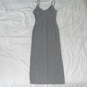 NOT AVAILABLE Cozy Gray Bodycon Dress